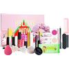 Tsuchiya Beauty Calendario dell'Avvento 2023 per ragazze, conto alla rovescia di Natale, set da trucco con rossetto, ombretto, strumenti per il trucco, regalo di Natale per donne e ragazze