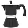 Leopold Vienna Tivoli - Caffettiera da 6 tazze, adatta a piani cottura a induzione, colore: Nero