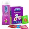 Durex Surprise Mix 40 Preservativi + Durex Gel Massage Aloe da 200ml