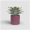 Artevasi Fortuna - Vaso da fiori in ceramica con finitura smaltata, 28 cm, colore: Rosa