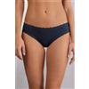 Intimissimi Slip Cotone E Pizzo Blu