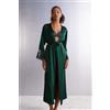 Intimissimi Vestaglia In Seta Be Your Own Muse Verde