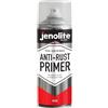 JENOLITE Spray Primer antiruggine | rosso | 400 ml | Primer in metallo ad alte prestazioni | protezione contro ruggine e corrosione | ideale per auto, radiatori, mobili da giardino e altro