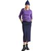 United Colors of Benetton Maglia G/C M/L 103ME1N23 Maglione, Viola, M Donna
