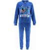 Disney Stitch Pigiama da Donna, Pigiama in Morbida Pile 2 Pezzi, T-Shirt e Pantaloni Lunghi in Velluto, Regalo per Donne e Ragazzi | Taglia L | Blu