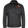 Barbour International giacca cerata nera Workers Wax Jacket