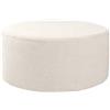 Odaima Fodera per Pouf Poggiapiedi Rotondo 60x60/50x50 /100x100/70x70 Elasticizzato Jacquard Copri Pouf Rotondo Copertura Dell'Ottomano con Fondo Elastico Copri Sgabello Protettore(#4,60x60cm/24x24in)