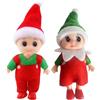 POPOYU Bambola Elfo di Natale, 2 Pezzi Pupazzo, Piccolo Baby Elfo, Elfi Natalizi, Regalo di Capodanno Calza Stuffers