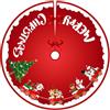 Huifengjie Tappeto per Albero di Natale, 120cm Gonne Albero di Natale Copri Base per Decorazioni Natalizie, Christmas Tree Skirt(02)