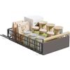 YheenLf Cassetti Telescopici per Cucina, Cestelli Estraibili per Cucina, con Nanofolie Autoadesiva, Mobile Armadio, Senza Necessità di Forare e Inchiodare, 1 Pack, 39.5×23.5×11 cm