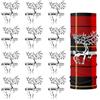 Meleager 12 Pezzi Portatovaglioli con Renne di Natale, Ferma Tovaglioli Natalizi, Porta Tovaglioli Argento, Anelli Portatovaglioli, Decorazione Tavola, per Matrimoni, Natale, Feste Cene e Ringraziamento