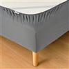 Wrappybag Vestiletto Matrimoniale 160 x 200 con Elastici - Rinnova e Modernizza il Tuo Vecchio Giroletto - Copertura Giroletto Colore Grigio - 6 Misure Disponibili