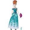 Disney Princess Mattel Disney Frozen - Anna Spin & Reveal, bambola ispirata al film Disney con 11 sorprese incluse tra cui 5 accessori, 5 adesivi e una scena di gioco, giocattolo per bambini, 3+ anni, JBG60