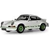 IXO Collections 1:8 IXO Porsche 911 RS 2.7 Bianco/Verde - modellismo, modello in scala, kit di costruzione di alta qualità, kit di modellismo, 713 parti, kit di costruzione di automobili