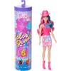 Barbie - Color Reveal Serie Disco Star, bambola a sorpresa con corpetto scintillante metalizzato e 6 accessori inclusi, effetto cambia colore, giocattolo per bambini, 3+ anni, JCP01