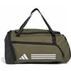 adidas Unisex - Adulto Essentials 3-Stripes Duffel Bag, shadow navy/green spark, XS