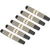 PATIKIL 16 Grammi Sostituzione Fusto Freccette, 6Pezzi Accessori Fusto Freccette in Rame per Punte Morbide e in Acciaio, Oro Nero