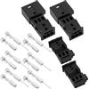Create idea 2 set di 3 pin spina per auto, maschio/femmina, connettore per altoparlante automobilistico componente sensore pioggia 6905977 8377064 compatibile con BMW plastica metallo