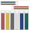 MROOFUL Aste di ricarica colorate sostituibili da 2,8 mm per matita per la lavorazione del legno con fori profondi mine per marcatura strumenti speciali temperamatite lunghezza 12 cm nucleo