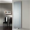 HSK Alto radiatore di design, funzionamento esclusivamente ad acqua calda, 8646200-88-M, 7.4 Alto argento [Radiatori > Radiatore di design]