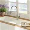 Villeroy & Boch Steel Expert Compact Window rubinetto da cucina, installazione sottofinestra, orientabile, 929900LC, Steel Expert Compact Window acciaio inox spazzolato [Rubinetteria da Cucina > Rubinetti da Cucina per Installazione Sottofinestra]