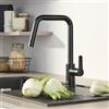 Grohe Start rubinetto da cucina, estraibile, orientabile, 306312430, Start nero opaco [Rubinetteria da Cucina > Rubinetti da Cucina]