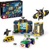 LEGO DC Batman: La Batcaverna con Batman, Batgirl e il Joker, divertente giocattolo super eroe, regalo per bambini dai 4 anni in su con action figure di Batman, 76272