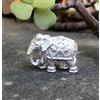 2 pezzi x statua idolo Hathi elefante religioso indù in argento 925 10,2 gm, ...