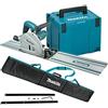 Makita Sega a immersione SP6000J2 240 V 165 mm con 1 binario di guida da 1,5 m + custodia e borsa