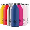 24BOTTLES Clima Bottle - Borraccia Termica 500 ml Acciaio Inox, Bottiglia Termica Thermos 100% Ermetico (12h Hot 24h Cold) dal Design Italiano, Borracce Termiche Ecologiche, Water Bottle Radio Galaxy