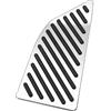 A ABSOPRO Copertura Pedale Piede Riposo Per BMW X5 20-25, Nero, 1 Pezzo | Colore: Argento, Nero, Materiale: Lega Di Alluminio, Gomma, Dimensioni: 21x10cm, Installazione Semplice, Nessuna Foratura