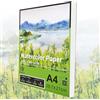 ESENG® - Blocco di fogli di carta per acquerelli Premium, 100% cotone, formato DIN A4 - 30 fogli, 300 g/m² - bianco, blocco per acquerello, carta per acquerello, disegno, pittura