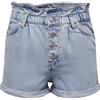 Only Onlcuba Life Paperbag DNM Shorts Noos Pantalocini, Mix Blu Chiaro, XS Donna