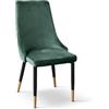 PAZZO DESIGN Sedia Cinzia set da 4 sedie verde