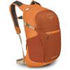 Osprey Daylite Plus - Zaino giornaliero capiente, versatile e comodo - Hiking quotidiano in viaggio - Umber/Tequila Sunrise O/S