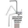 Crolla PURO P580L BN - NICKEL SPAZZOLATO sottofinestra ***PRONTA CONSEGNA***