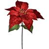 BIANCHI DINO Stella di Natale Fiore 27x72cm Rosso Velluto Decorazione Natalizia
