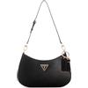 GUESS Noelle Top Zip Shoulder Bag, Borsa Donna, Black, Unica