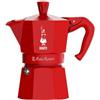 Bialetti caffettiera Moka Express Magico Ricordo rossa da 1 tazza