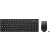 Lenovo Essential Gen 2 Kit Tastiera e Mouse Wireless Layout IT Nero