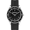 Freddy Orologio donna in silicone e ceramica nero e argento