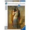 Ravensburger - Puzzle Hayez Il Bacio, 1000 Pezzi, Puzzle Arte per Adulti e Ragazzi, Quadri Famosi da Esporre, Idea Regalo per Lei o Lui, 70x50 cm