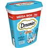 Dreamies Catisfactions Mega Tub Snack per gatti - Set %: 2 x 350 g Salmone