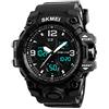 Dayllon Orologio da polso da uomo, analogico, digitale, LED, 50 m, resistente all'acqua, per sport all'aperto, militare, multifunzionale, casual a doppio display, cronometro 12 ore/24 ore