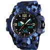 Dayllon Orologio da polso da uomo, analogico, digitale, LED, 50 m, resistente all'acqua, per sport all'aperto, militare, multifunzionale, casual a doppio display, cronometro 12 ore/24 ore