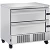 CoolHead Cassettiera Refrigerata DWT92 - Doppia Temperatura - Capacità N° 4 Vaschette GN1/1