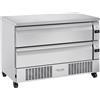 CoolHead Cassettiera Refrigerata DWT122 - Doppia Temperatura - Capacità N° 6 Vaschette GN1/1