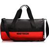 meteor Borsa Palestra con Scomparto per Scarpe Borsone Viaggio Borse Piscina Sportiva Duffel Bag per Uomo Donna - Borsa a Tracolla Spalla Weekend Campeggio Sport Fitness 25L (Rosso/nero, 25L)