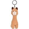 NICI-Portachiavi Alpaca al Paka 10cm Green, Colore Marrone Chiaro, 48600