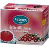 Viropa MIRTILLI ROSSI Infuso ai Frutti in Filtri